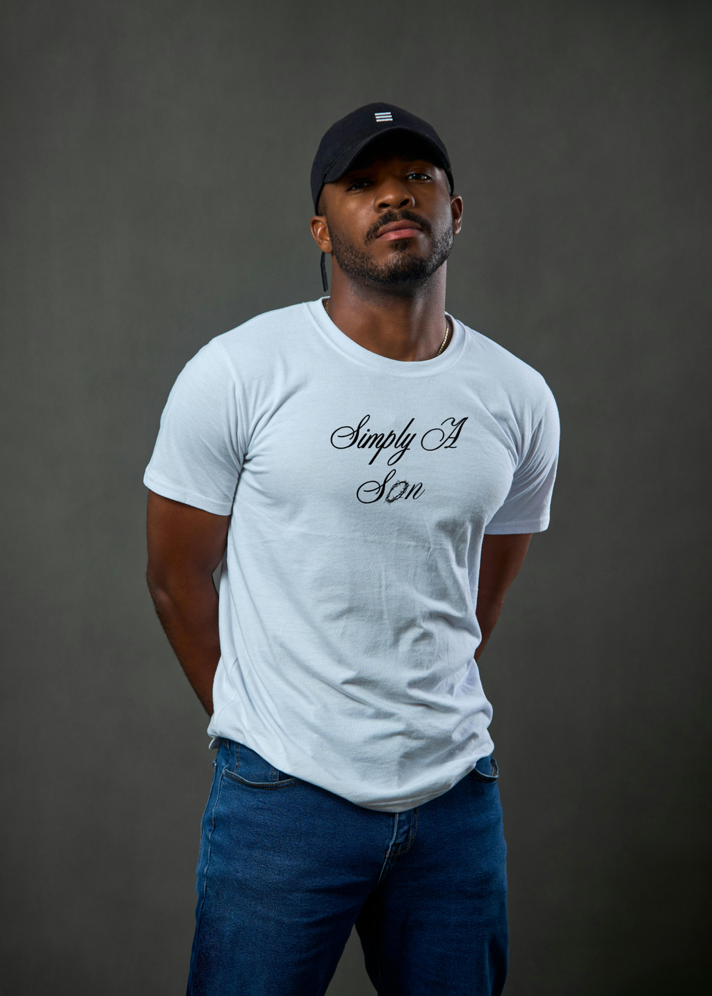 "Simply A Son" Script Tee