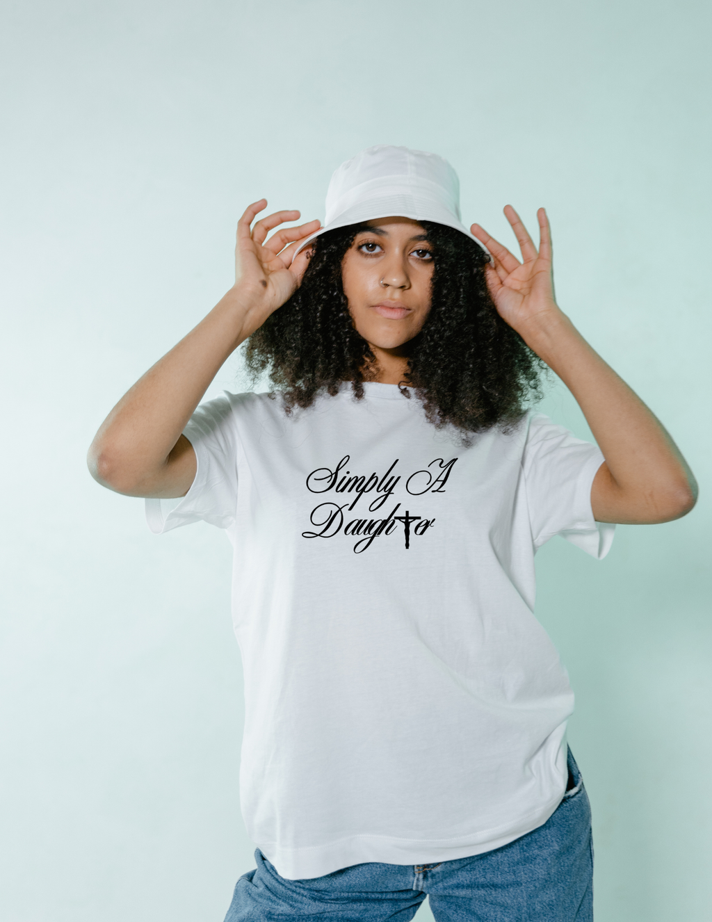 Simply A Daughter Script T-Shirt